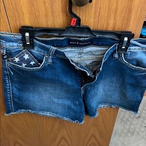 Rock & Republic Blue Denim Shorts